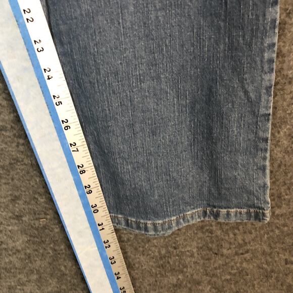 Riders Jeans Womens 16W Slender Stretch Boot Cut 38x31 Light Wash Denim by Lee - Picture 13 of 13